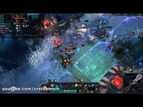 Intel Pentium Silver N6000  Intel UHD Graphics  League of Legends @1080p very low settings