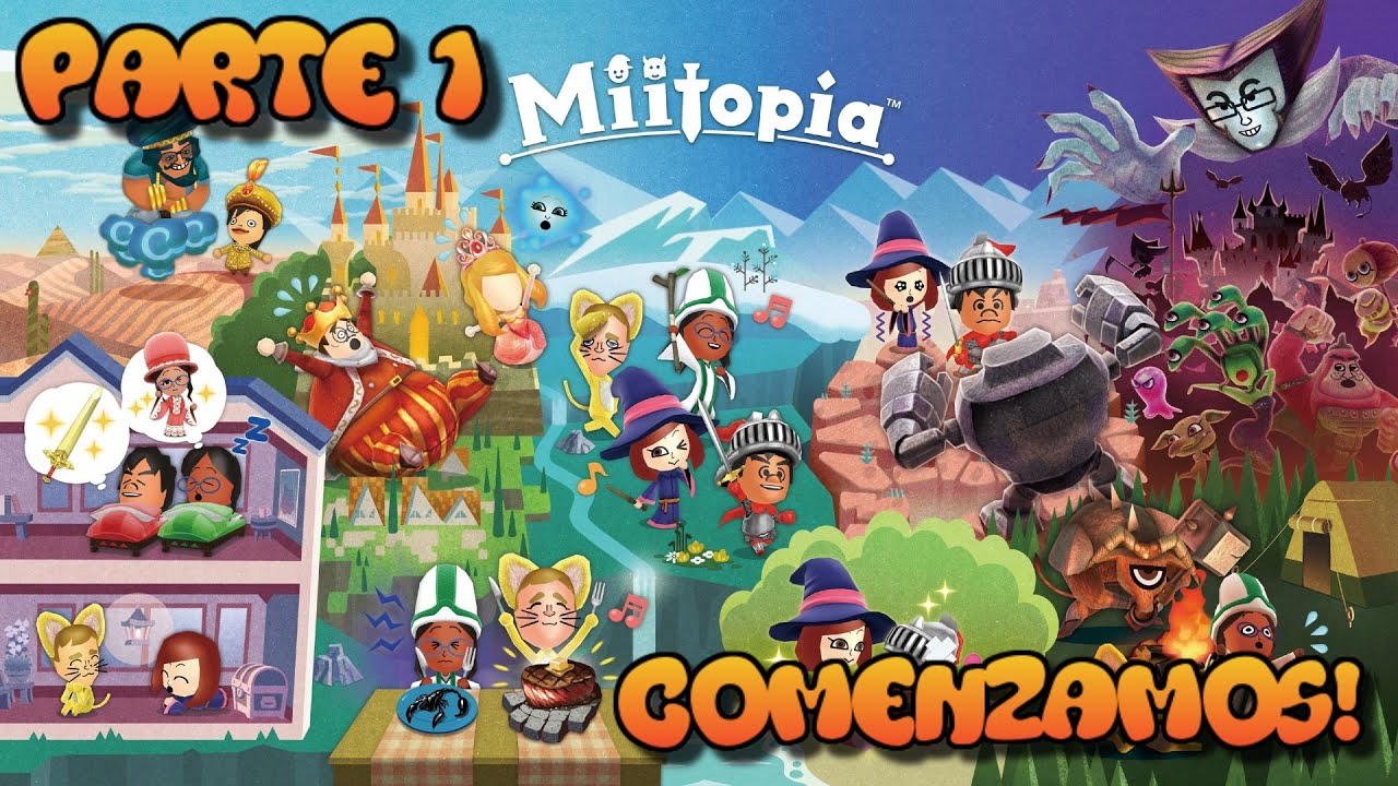Miitopia. Primeros pasos | Episodio 1 | Comenzamos la aventura en este peculiar juego!
