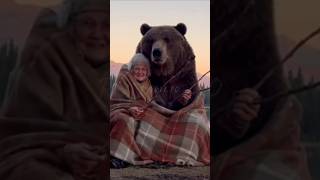 Granny and bear done camping #bodycam #dashcam #funny #ai  #sora2