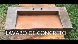 CÓMO HACER LAVABO DE CONCRETO ARTESANAL / HOW TO MAKE CRAFT CONCRETE WASHBASIN