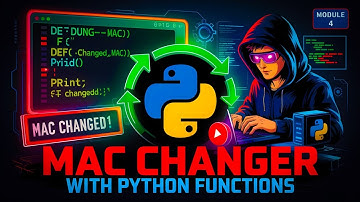Build a MAC Changer with Python Functions | Ethical Hacking - Kali Linux - 25
