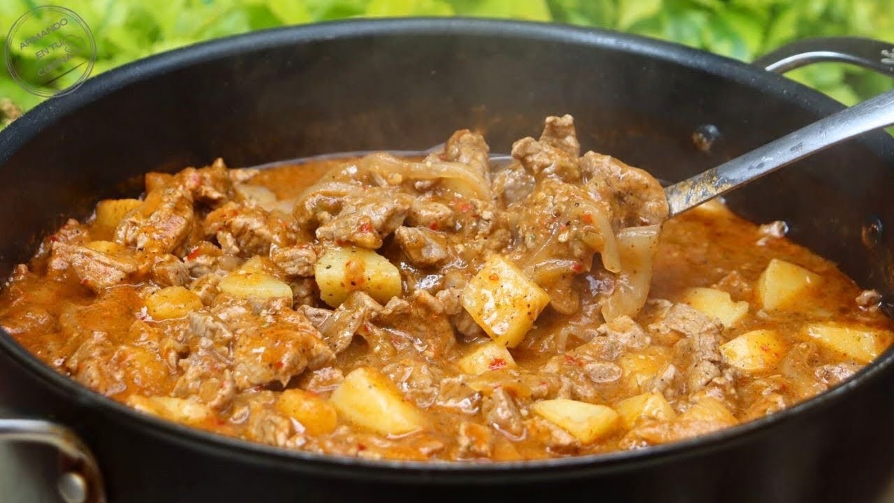 🌶️ “¡Así Se Hace la Carne con Papas MÁS Rica y Fácil! 🍖✨ Receta 100% Mexicana 🇲🇽”