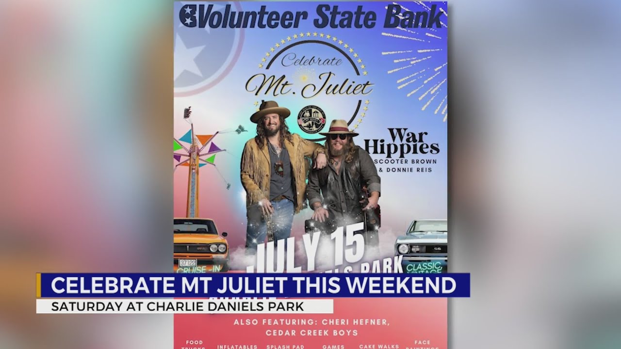 Celebrate Mt. Juliet event taking place at Charlie Daniels Park