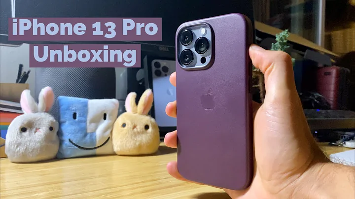 Sierra Blue iPhone 13 Pro Unboxing with Dark Cherry MagSafe Leather Case and Wallet