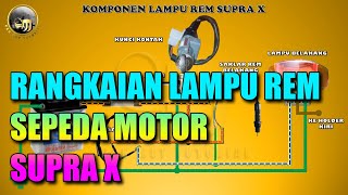 Front and rear brake light circuit for Supra X motorcycle || Motorcycle electrical 75 Front and rear brake light circuit for Supra X motorcycle || Motorcycle electrical 75