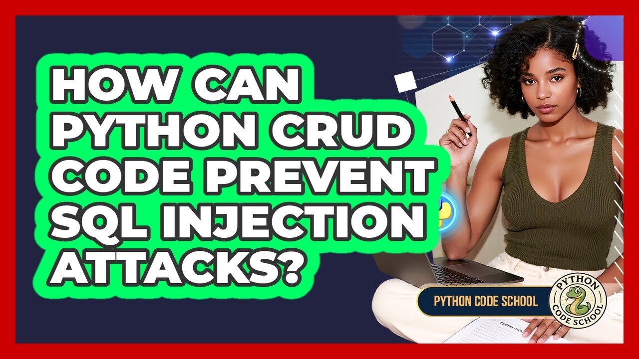 How Can Python CRUD Code Prevent SQL Injection Attacks? - Python Code School