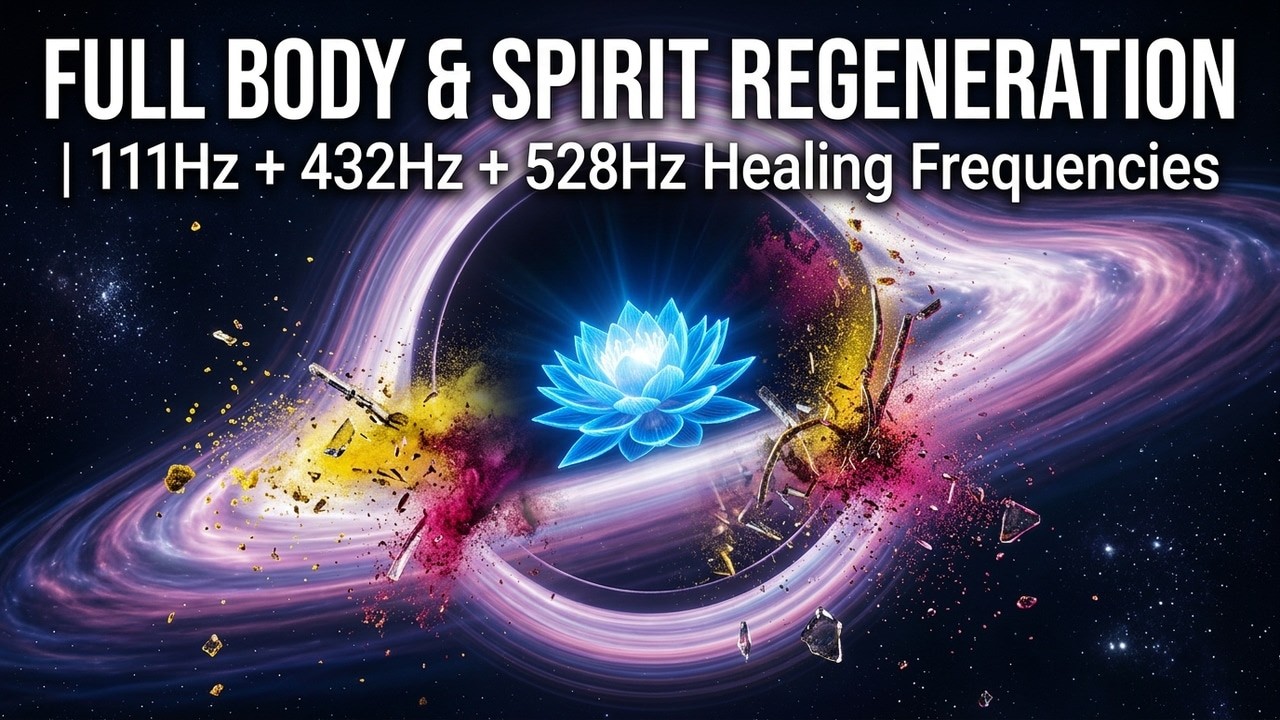 Full Body & Spirit Regeneration | 111Hz + 432Hz + 528Hz Healing Frequencies