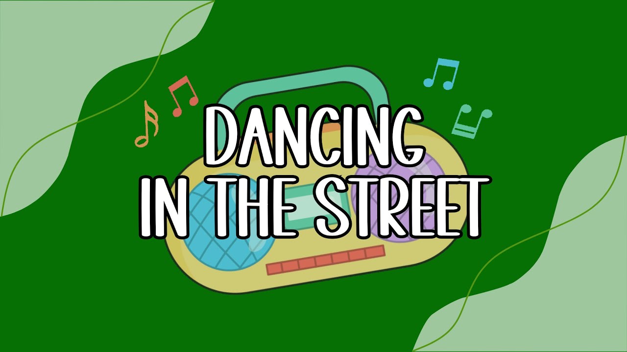 Dancing in the Street - lyrics with voices