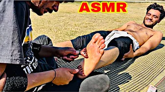ASMR Leg & Feet Massage | Extremely Ticklish & Relaxing (No Talking)"