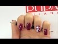 Tutorial #nailart Fiore Strisciato | Madda.Fashion | pennelli nail art + dotter | Pupa Nail Academy