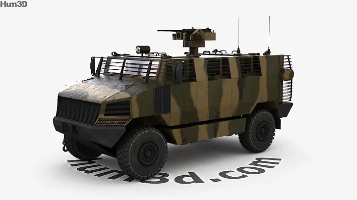 Golan MRAP Armored Vehicle 3D model by 3DModels.org
