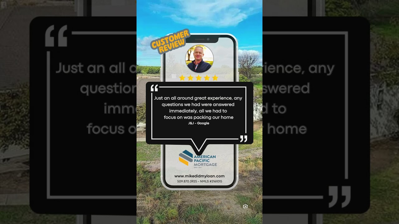 Home Loan Pasco WA - Five Star Google Review - Michael Farmer Veteran & VA Home Loan Specialist APM