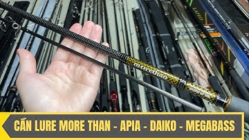 Cần Câu Nhật: Cần Lure Lateo, Labrax, More Than, APIA, Yamaga, Dialuna, - Video 1219