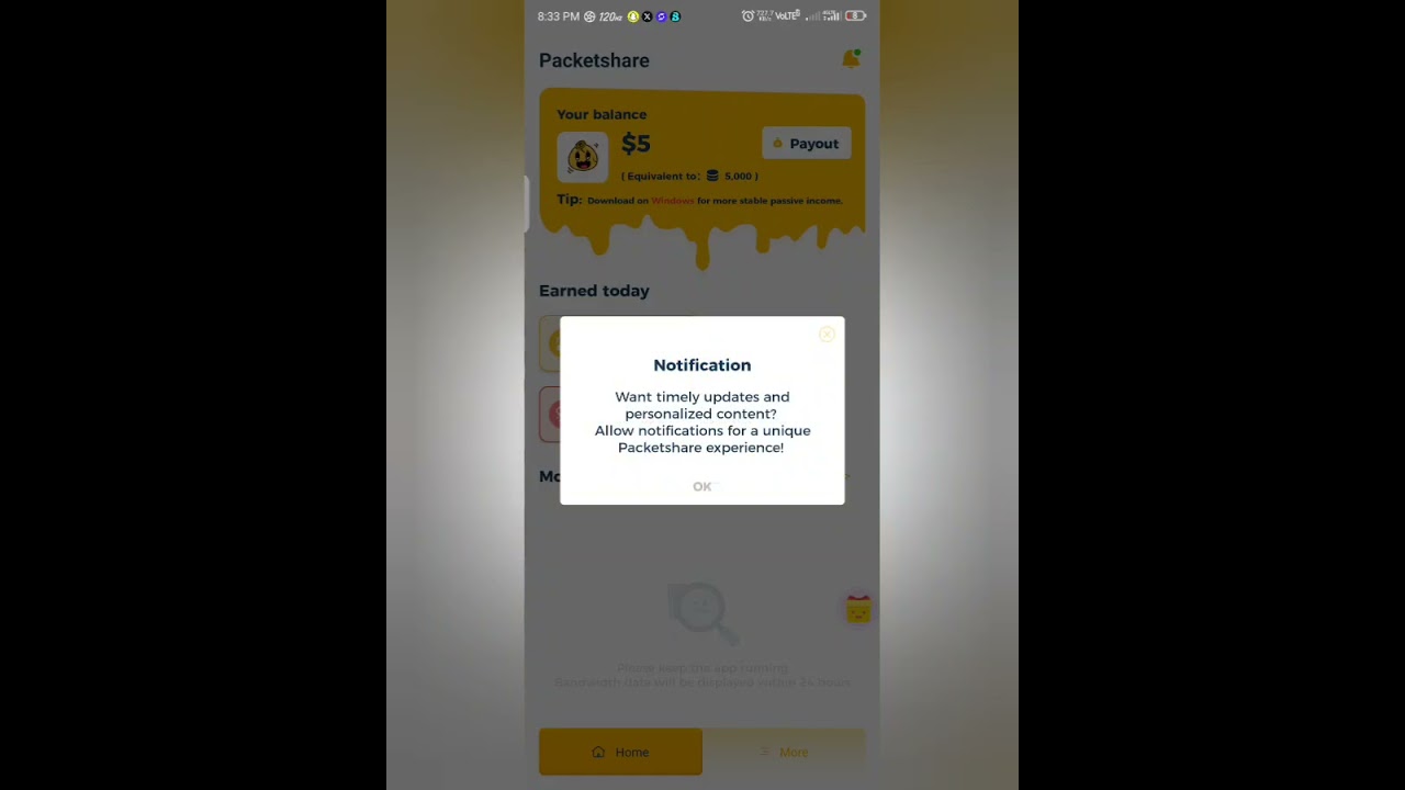 EARN 10$ ON PACKETSHARE OVER AND OVER AGAIN