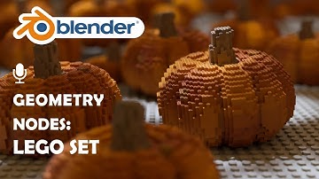 Lego any Object in Blender with Geometry Nodes