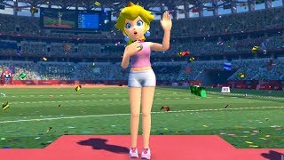 Mario & Sonic At The Olympic Games Tokyo 2020 - Peach Gameplay Nintendo Switch Hd 1080P60Fps