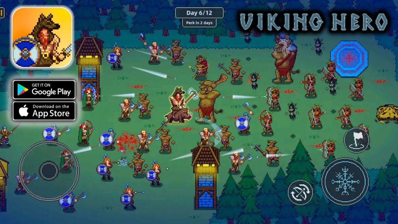 Viking Hero TD: Roguelike RTS - Gameplay Walkthrough (Android,IOS)