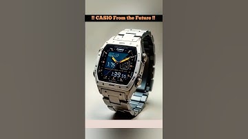 A CASIO from the Future!! #ai #aiart #innovation #casio #casiowatch #watch 📽️:silicon watches