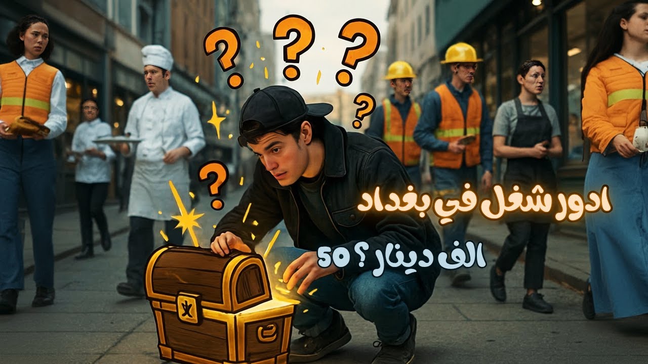 ندور شغل في بغداد نحصل 50 الف باليوم؟ ( 30 يوم 30 مهنة ) الحلقة الاولى