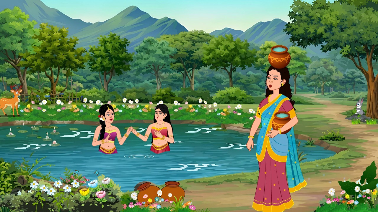 श्रापित तालाब | Hindi kahani | Kahaniya | cartoon kahani | animation
