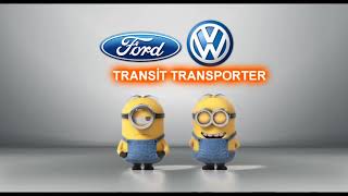 Ford Transit vs Volkswagen Transporter Minions Style