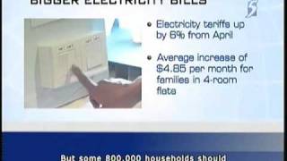 Electricity tariff to increase again! 6.1% up starting April - 29Mar2011