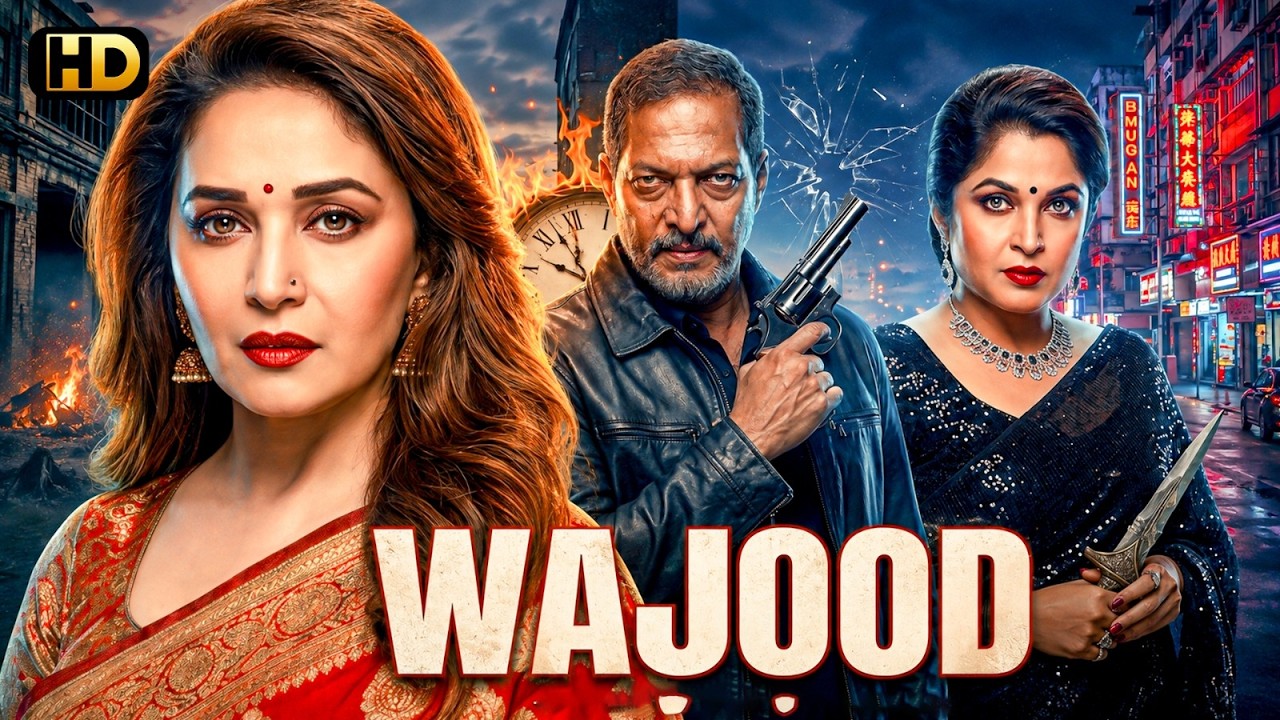 Wajood (वजूद) Hindi Full Action Movie | Nana Patekar, Madhuri Dixit | Hindi Blockbuster Action Movie