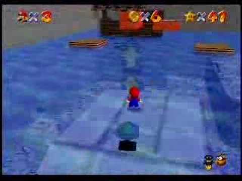Mario 64 - Wet-Dry World - Star 1 (1/19/06) - YouTube