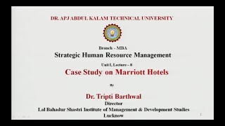 Details Strategic Human Resource Management | Case Study | AKTU Digital Education News