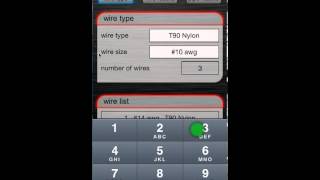 Electrical Calc iOS Pipe Fill
