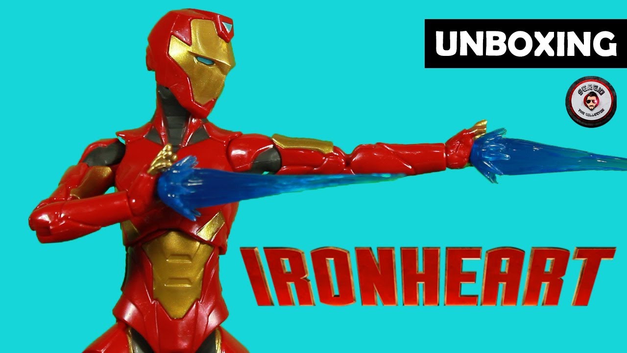 IRON HEART Marvel Legends de Hasbro Unboxing en Español YouTube