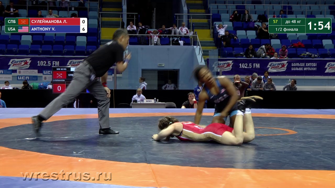 КР-17. ЖБ. 48 кг. 1/2 финала. Луиза Сулейманова - Victoria Anthony