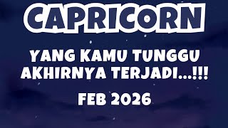 Capricornwhat Youve Been Waiting For Is Finally Happening In Feb 2026