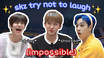 stray kids try not to laugh challenge *impossible*