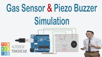 Arduino Gas Sensor with Buzzer in Tinkercad | 2021