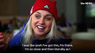 Snowboarder Aimee Fuller 'gutted' by crash in Winter Olympics slopestyle final | ITV News