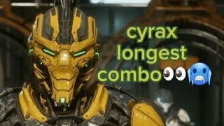cyrax longest combo mortal kombat xl