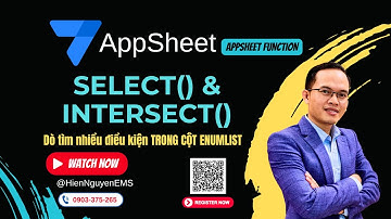 Appsheet Tips  || Dò tìm danh sách từ cột enumlist trong bảng chứa cột Enumlist