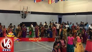Saddula Bathukamma Festival Celebrations In Hyderabad City || V6 News