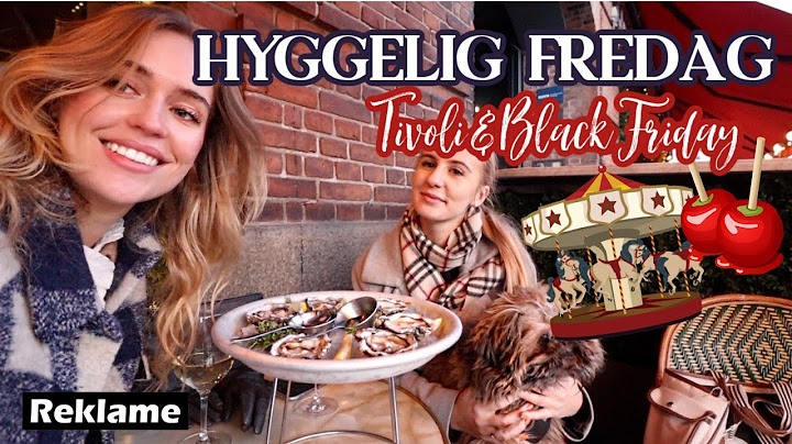 HYGGELIG FREDAGS VLOG // TIVOLI & BLACK FRIDAY
