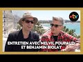 Cannes2024  entretien avec melvil poupaud et benjamin biolay pour marcello mio