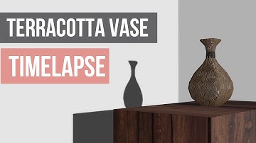 Ancient terracotta Vase modelling time-lapse in Blender || Blender 3D modelling #4