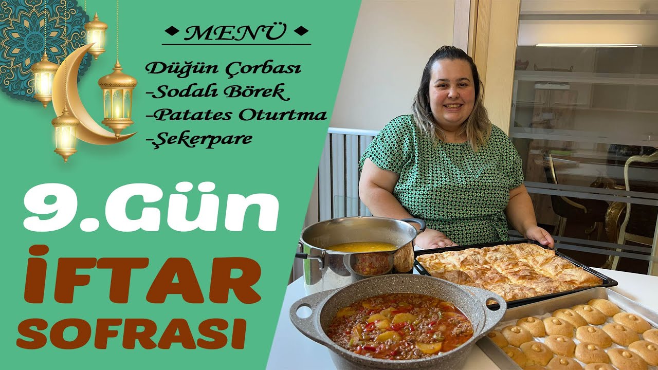 İftar Sofrası 9.Gün | YAPIMI BASİT SODALI BÖREK | Hoş Geldin 11 Ayın Sultanı!