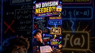 Remainder Theorem in 30 Seconds! 🤯 #maths #polynomials #mathmadeeasy @MindfullMaths