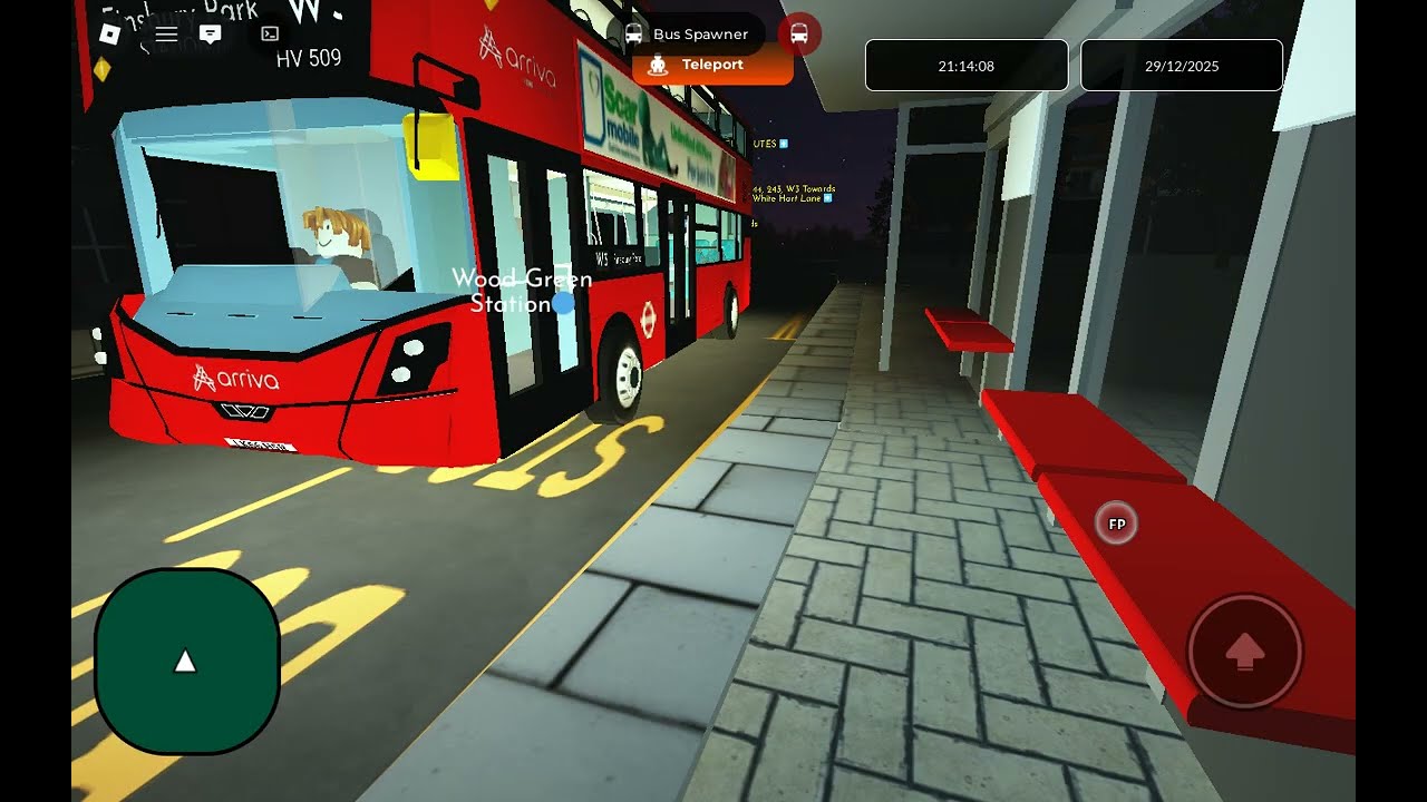 W3 route visual wood green to redvers road