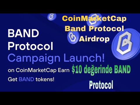 Coinmarketcap $10 değerinde BAND Protocol dağıtıyor. Band Airdrop. Coinmarketcap  Coin Kazanma DEFİ