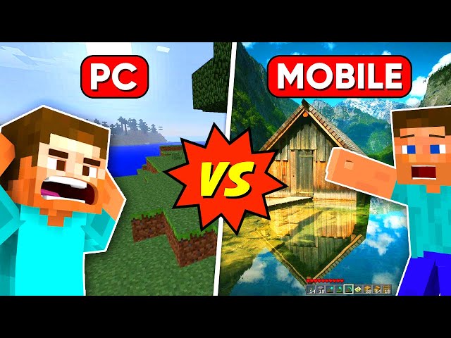 Minecraft Pocket Edition vs PC - stlMotherhood