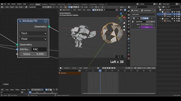 [Demo] Build & Mask Modifier in Blender 2.93 Geometry Nodes.