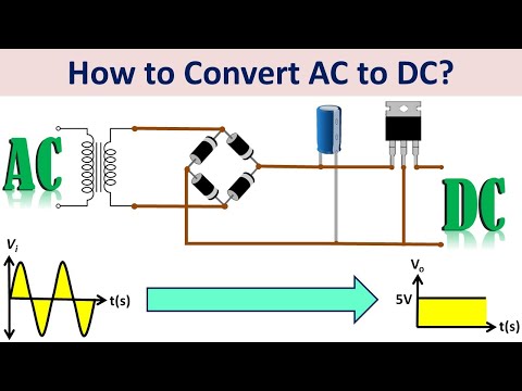 Wideo: Jak mogę przekonwertować AC na DC?