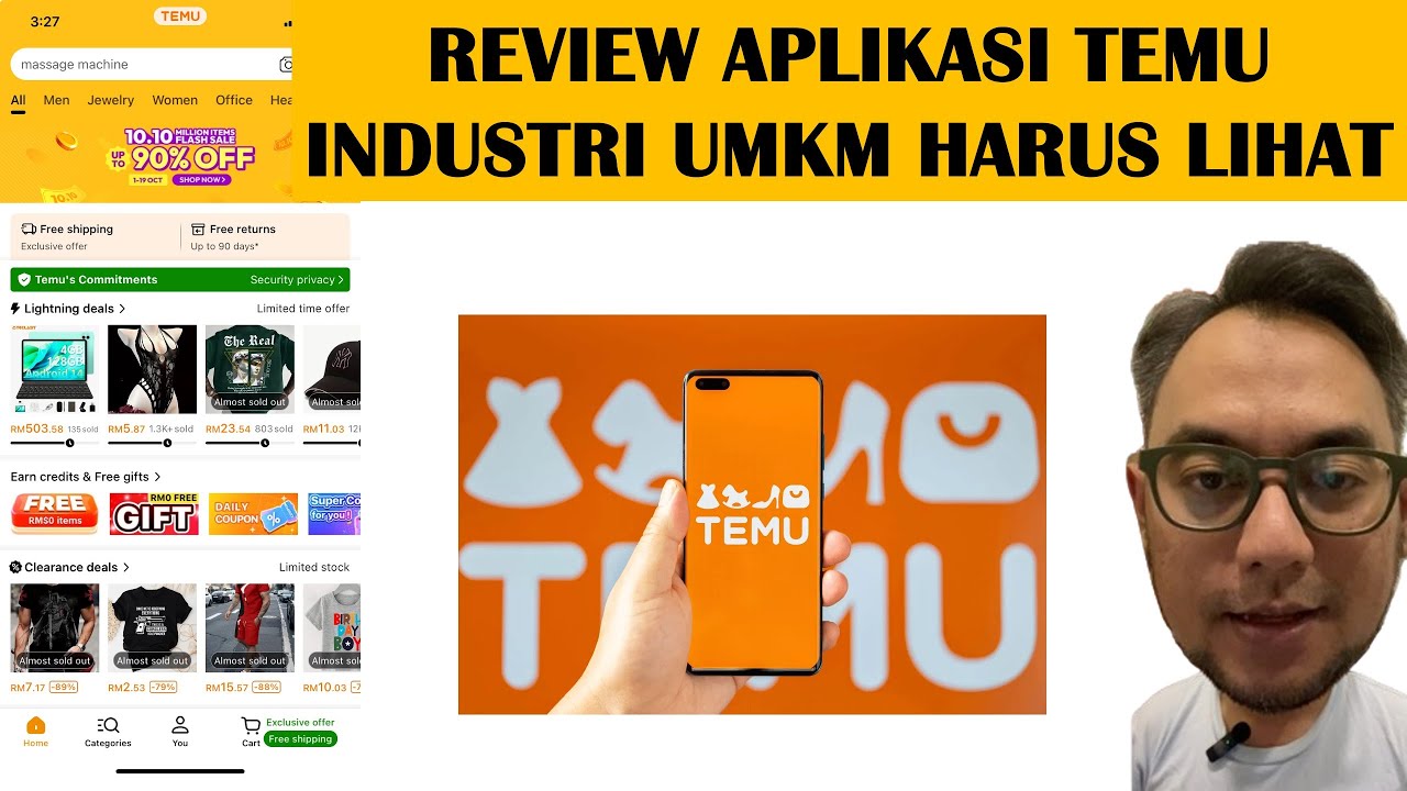 REVIEW DAN UNBOXING TEMU : APLIKASI MARKETPLACE VIRAL DARI CHINA